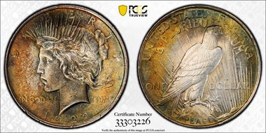1922 $1 MS64