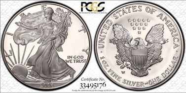 2006-W $1 Eagle-20th Anniversary PR69DCAM