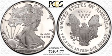 2006-W $1 Eagle-20th Anniversary PR70DCAM