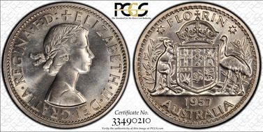 1957(m) Florin PR66