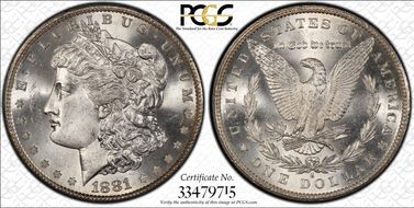 1881-S $1 MS65