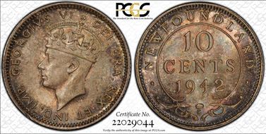 1942-C 10C MS64+