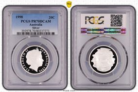 1998 20C Silver PR70DCAM
