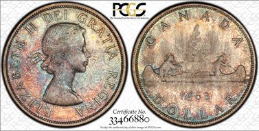 1963 S$1 MS64+