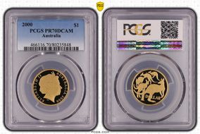 2000 $1 PR70DCAM