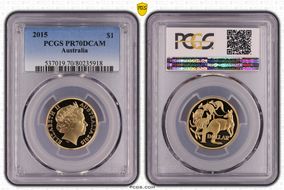 2015 $1 PR70DCAM