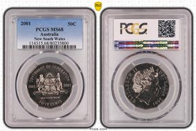 2001 50C New South Wales MS68