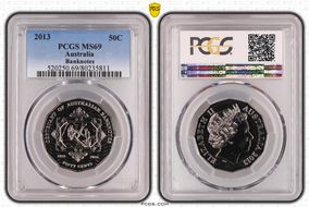 2013 50C Banknotes MS69
