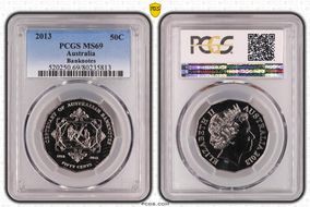 2013 50C Banknotes MS69