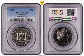 2006 50C 80th Birthday MS68