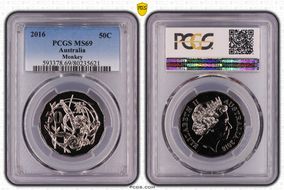 2016 50C Monkey MS69