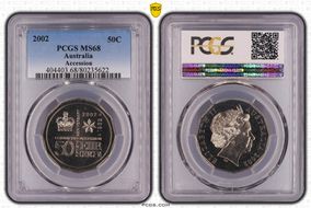 2002 50C Accession MS68