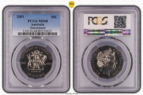 2001 50C Queensland MS68