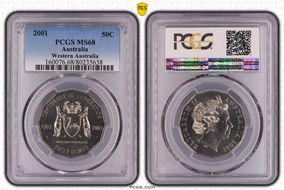 2001 50C Western Australia MS68