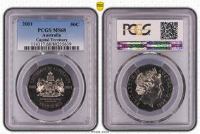 2001 50C Capital Territory MS68
