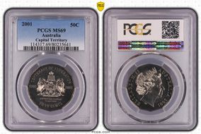 2001 50C Capital Territory MS69