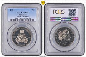 2001 50C South Australia MS67