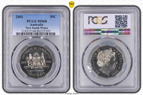 2001 50C New South Wales MS68