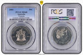 2001 50C Victoria MS68