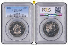 2001 50C Victoria MS67