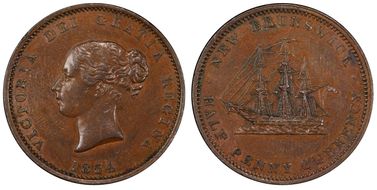 1854 1/2D NB-1B BR-912 AU55BN