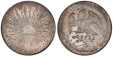 1889-Oa AE 8 R Oa34 AU58