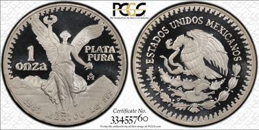 1983-Mo Onza Libertad Ag PR69DCAM