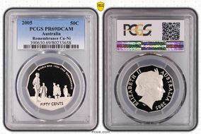 2005 50C Remembrance PR69DCAM
