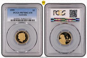 1999 $2 PR70DCAM
