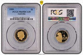 1999 $2 PR69DCAM