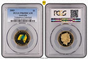 2003 $1 Volunteers Colorized PR69DCAM