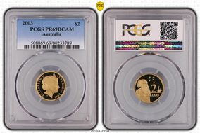 2003 $2 PR69DCAM