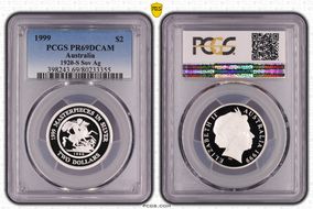 1999 $2 1920-S Sov Ag PR69DCAM