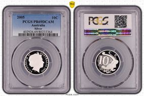 2005 10C Silver PR69DCAM