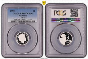 2005 $2 Silver PR69DCAM
