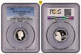 1988 $2 Silver PR70DCAM