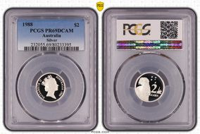 1988 $2 Silver PR69DCAM