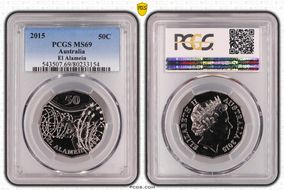 2015 50C El Alamein MS69