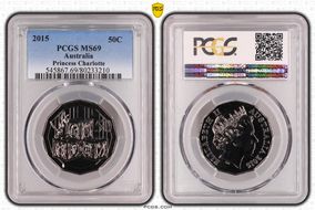 2015 50C Princess Charlotte MS69