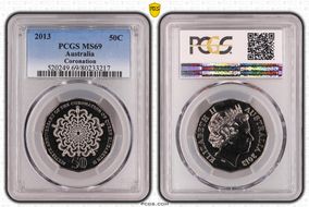 2013 50C Coronation MS69