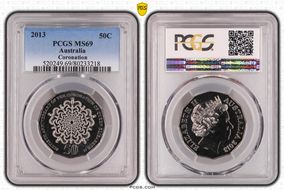 2013 50C Coronation MS69