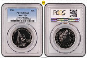 2008 50C Americas Cup MS69