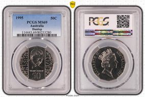 1995 50C Dunlop MS69