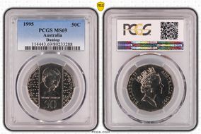 1995 50C Dunlop MS69