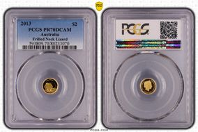 2013 $2 Frilled Neck Lizard PR70DCAM