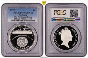 1997 $1 Old Parliament House PR70DCAM