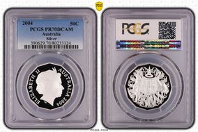 2004 50C Silver PR70DCAM