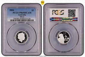 2004 $2 Silver PR69DCAM