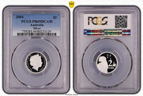 2004 $2 Silver PR69DCAM