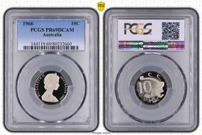 1966 10C PR69DCAM